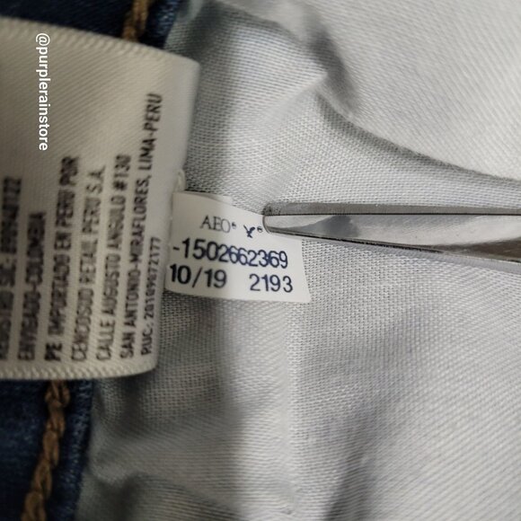 American Eagle Jeans 4 R Jegging Super Hi Rise Next Level Stretch Medium Light - Picture 7 of 13